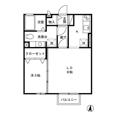 ボナールの間取り