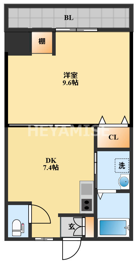 アミティ久原の間取り