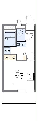 【レオパレスクリプトメリアの間取り】