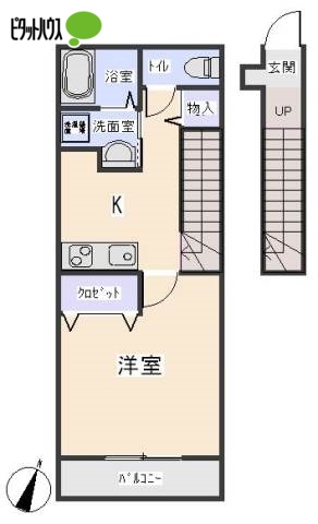 アンプルール　リーブル　楓の間取り