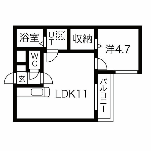 プリヴィエール西町の間取り写真