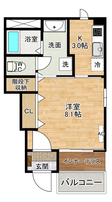 レガシーコートIIの間取り