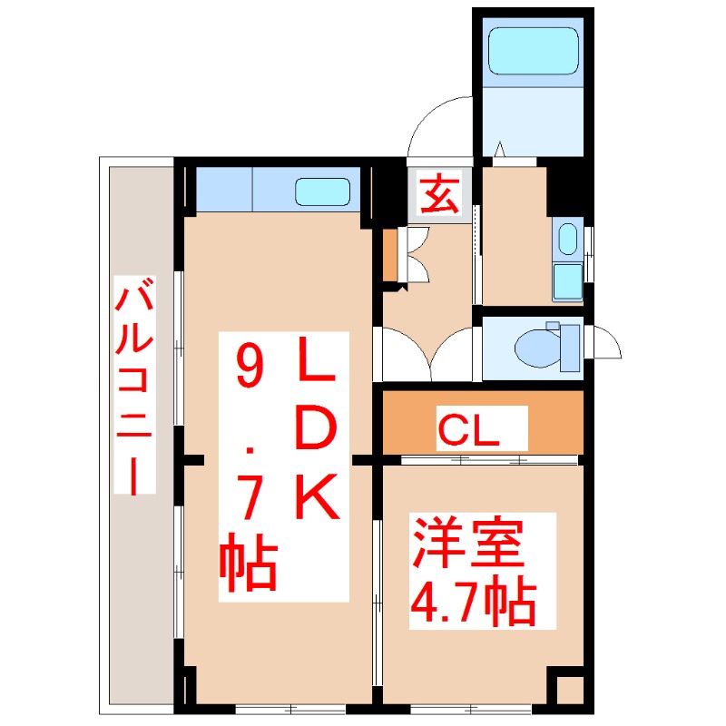 坂井ビルの間取り