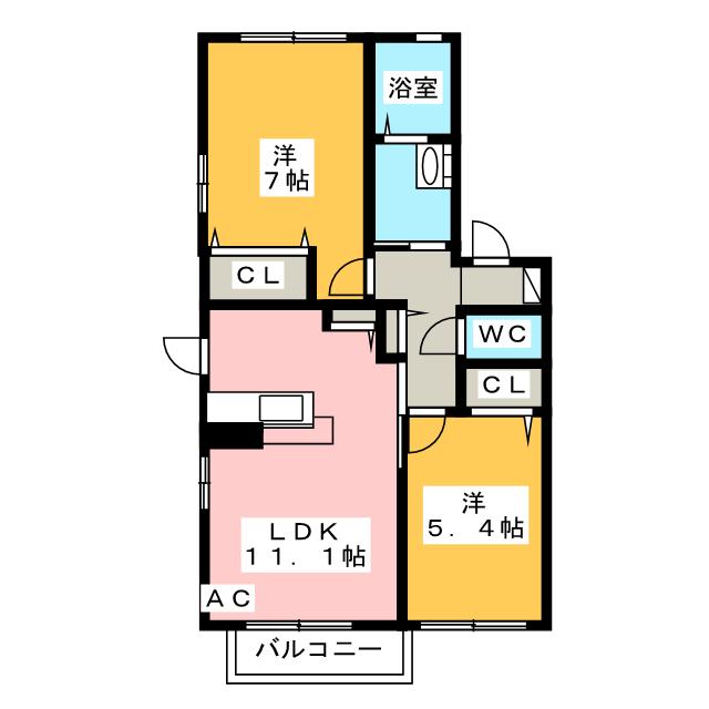 ＦＡＭＩＬＩＯ　Ｄ棟の間取り