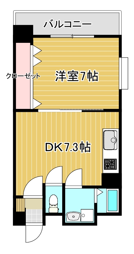 リバレインヒルズ城見の間取り