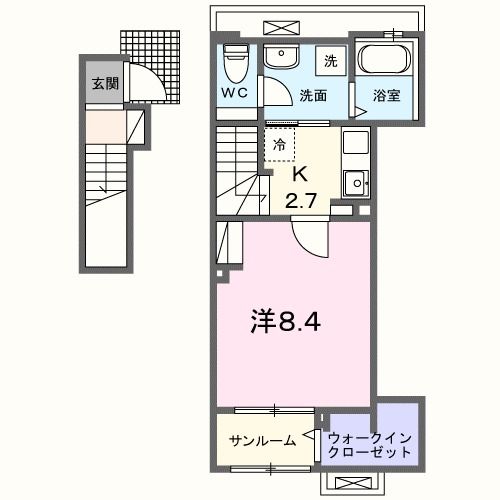 仮）小田部２丁目ＡＰの間取り