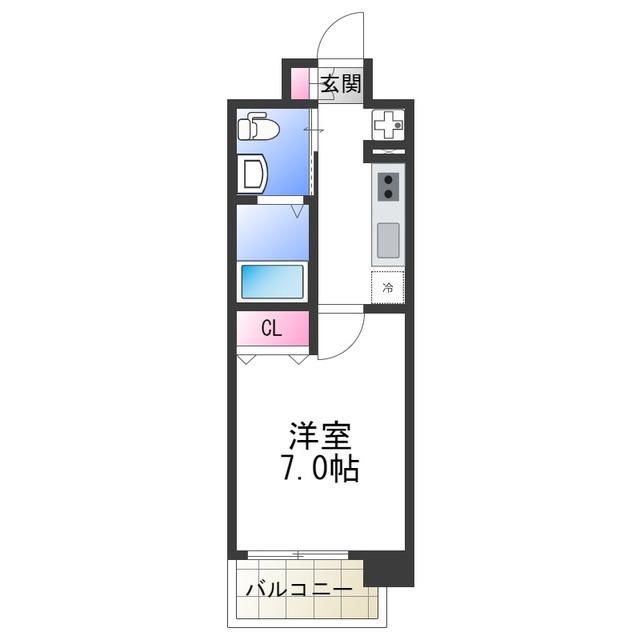 アービングNeo平野駅前の間取り