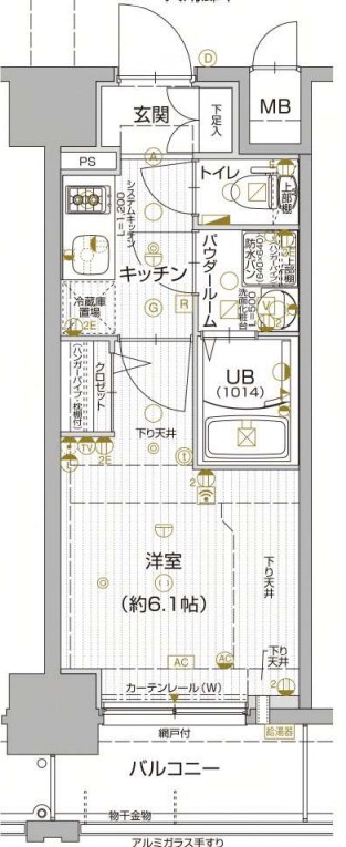 エスリード神戸兵庫駅マリーナスクエアの間取り