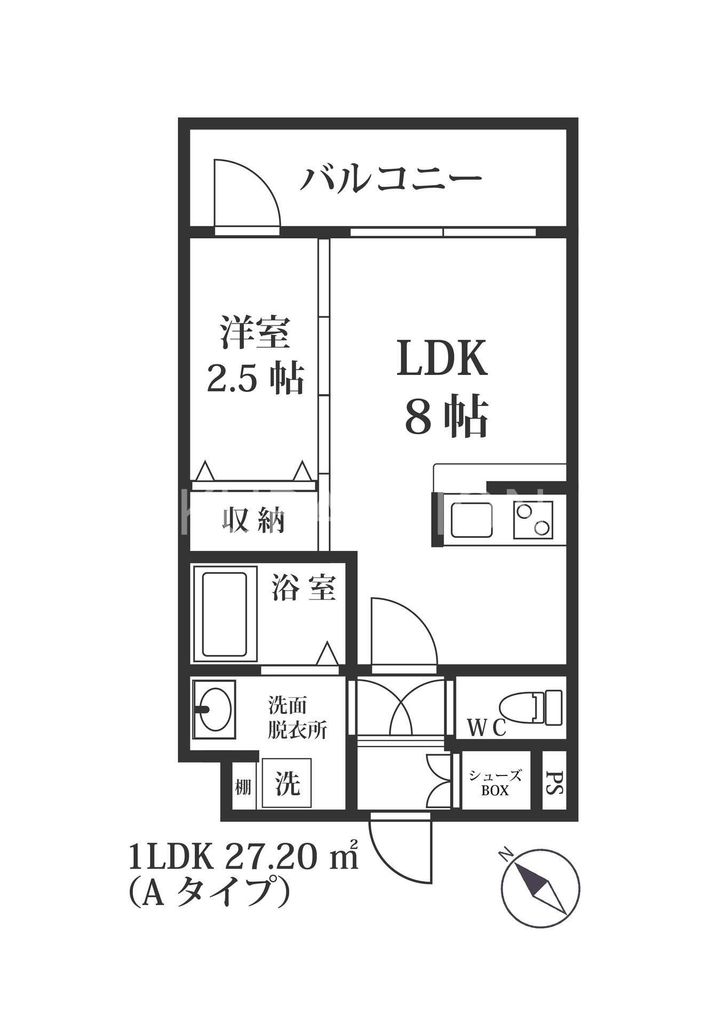 MODERN PALAZZO山王Growの間取り