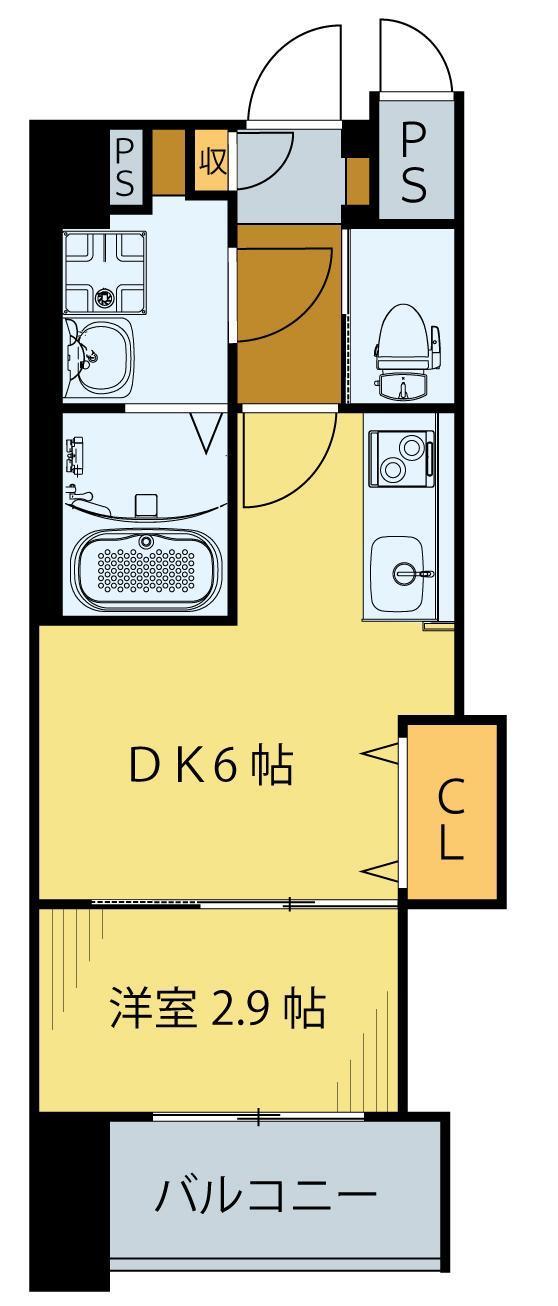 シェルグランデ原町の間取り