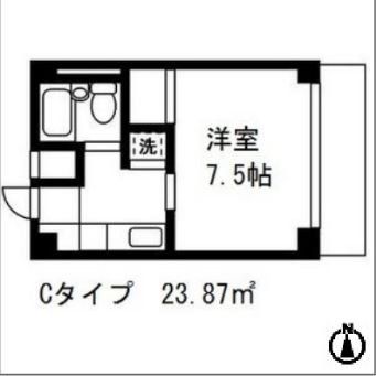 川越市南通町のマンションの間取り