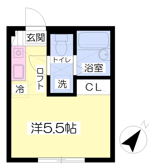 アルティス西横浜の間取り