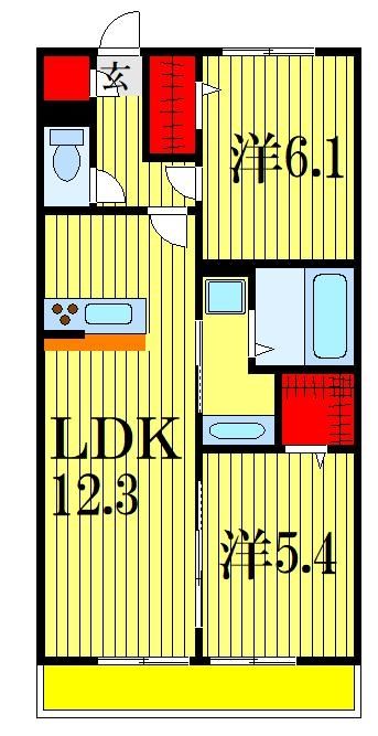 サントミーの間取り