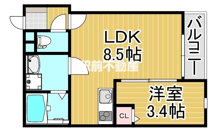 エスペランサ和白の間取り