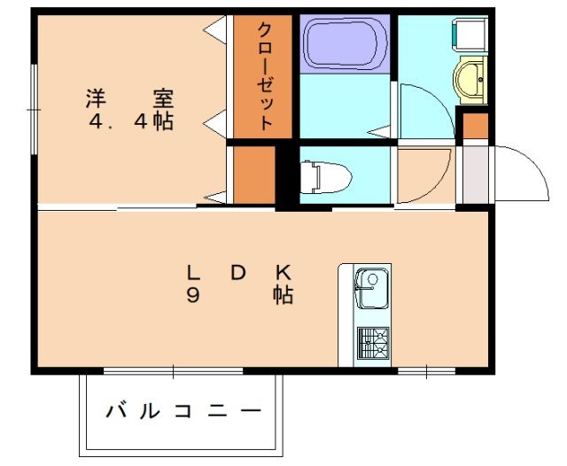 レスポワールIIの間取り