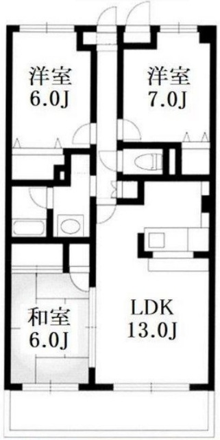 シャルム検見川の間取り