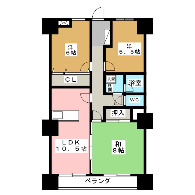 アルカディア長久手の間取り