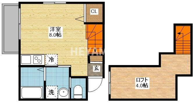 アメニティ東小島の間取り