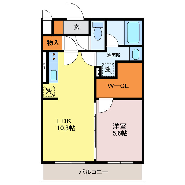 【グレイスイーストの間取り】