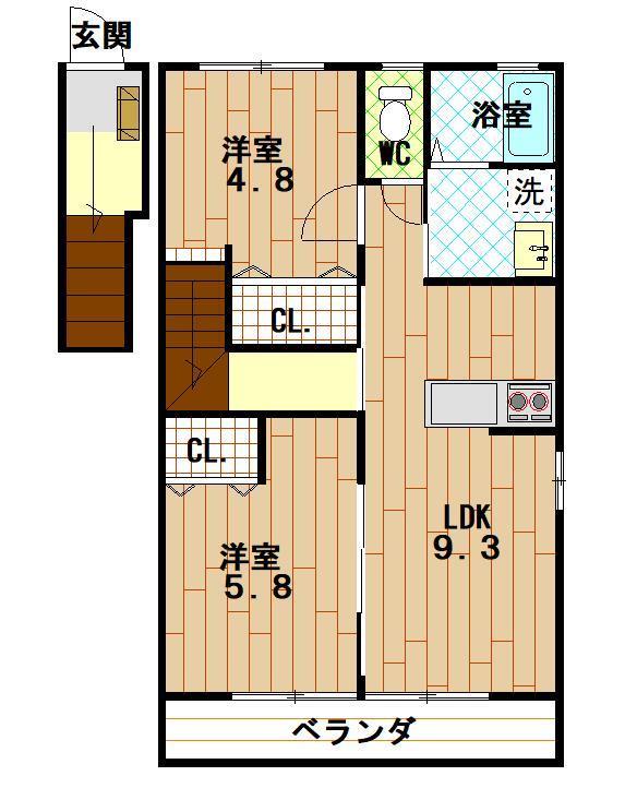 コンフォールＭの間取り