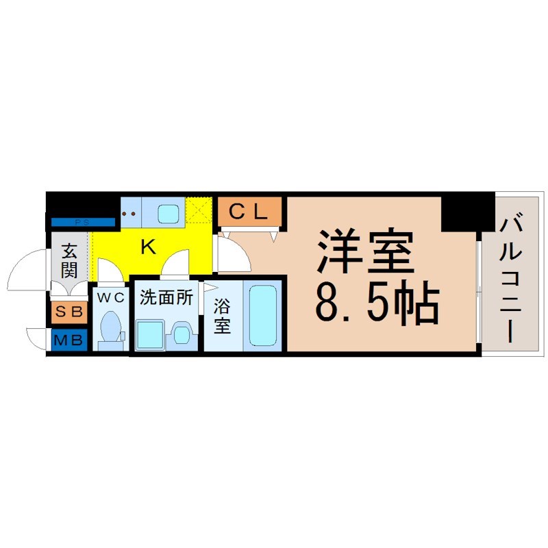 名古屋市昭和区藤成通のマンションの間取り