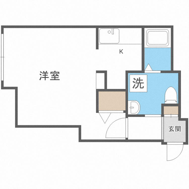 Prestige Sapporoの間取り