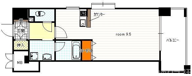 ベラジオ烏丸御池IIの間取り