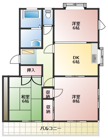 ガーデンヒルズの間取り