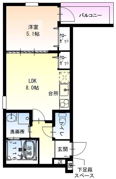 フジパレス我孫子西２番館の間取り