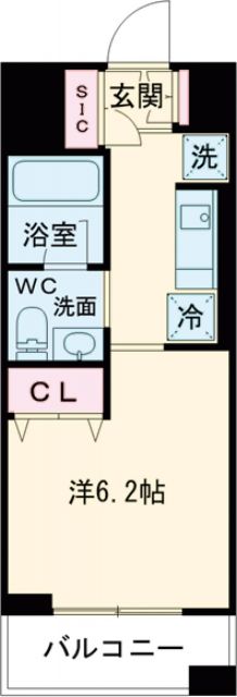 板橋区氷川町のマンションの間取り