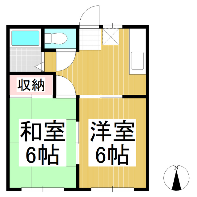 サンハイツ若林の間取り