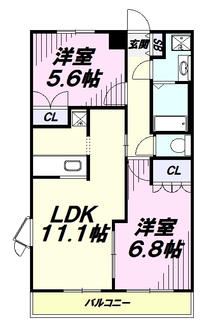 アンシャンテの間取り