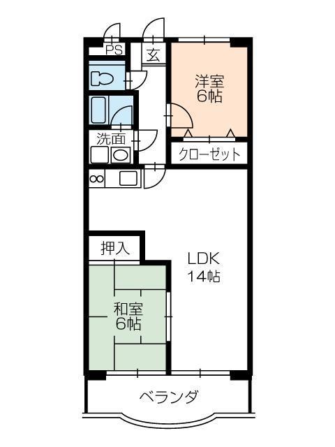 サンアルカディアＳの間取り