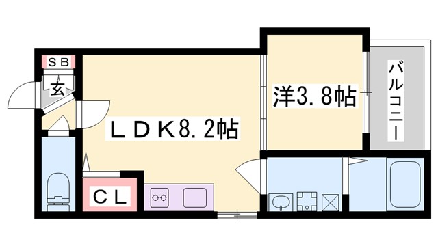 GRANDIR姫路京口の間取り