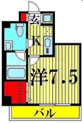 【墨田区文花のマンションの間取り】