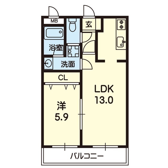 ヒルズikedaの間取り