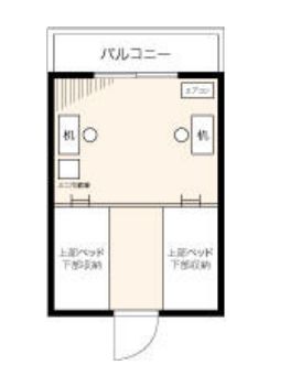 江戸川区南葛西のマンションの間取り