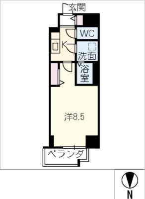 ファステート名古屋駅前アルティスの間取り