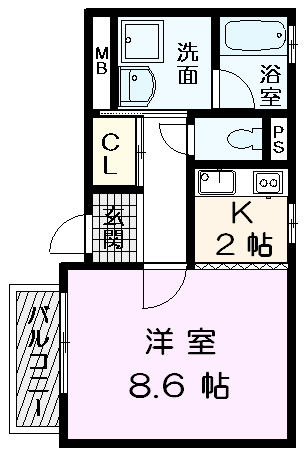 スクエアハウスの間取り