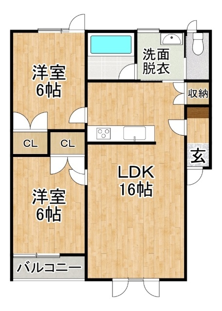 ＴＯＷＮ芽室駅前通Ｋ＆Ｋの間取り