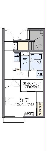 レオパレスフロラシオン　IIIの間取り