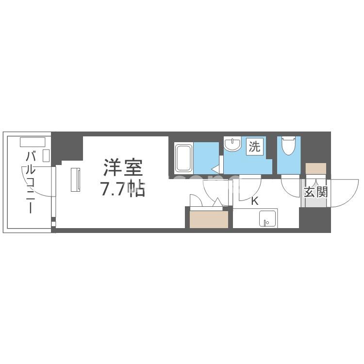 ソルテラス大阪城東の間取り