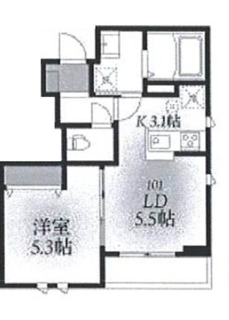 ソレイユ代田橋の間取り