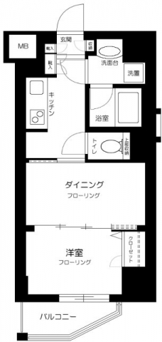 日神デュオステージ池袋の間取り