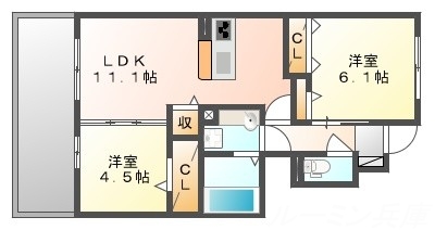 エスポワールの間取り