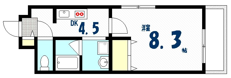 マロンコートの間取り