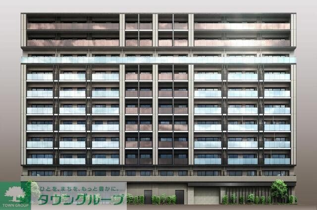 中央区築地のマンションの建物外観