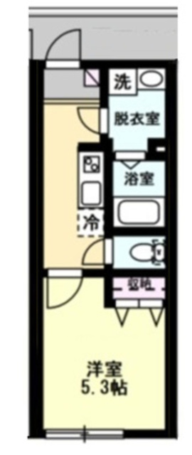 ダイヤモンドテラス蒔田町の間取り