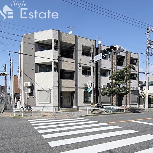 名古屋市中川区八田本町のアパートの建物外観