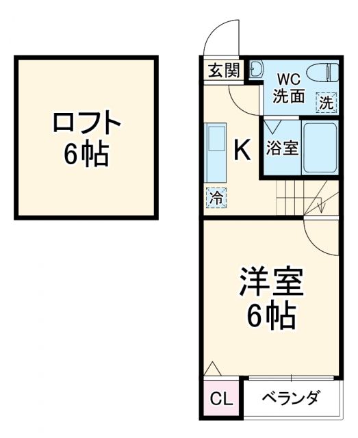 ドヌールV草薙の間取り